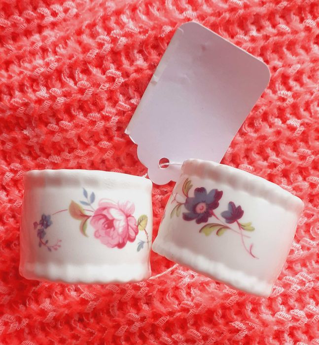 Coal port. Obraczki porcelanowe. 2szt nowe