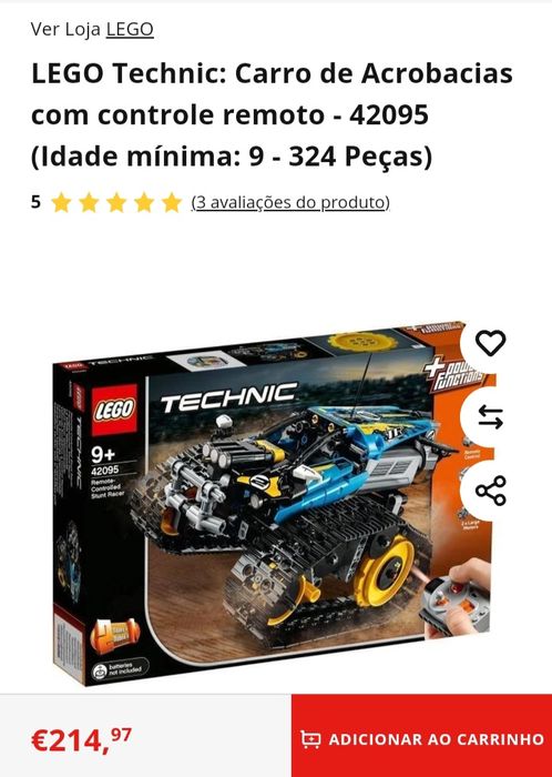 Lego 42095 telecomandado