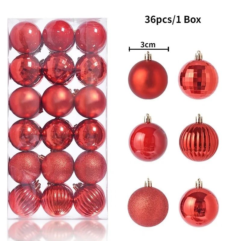 24 pcs Christmas ball Tree Decoration