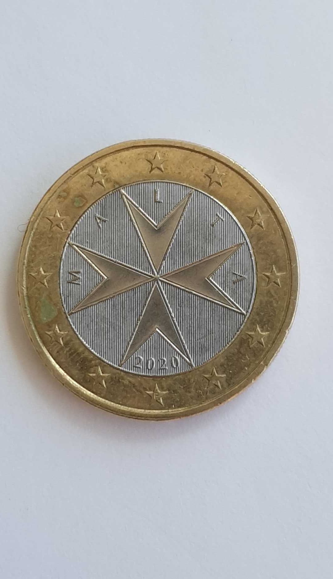 1 евро 2020 Мальта