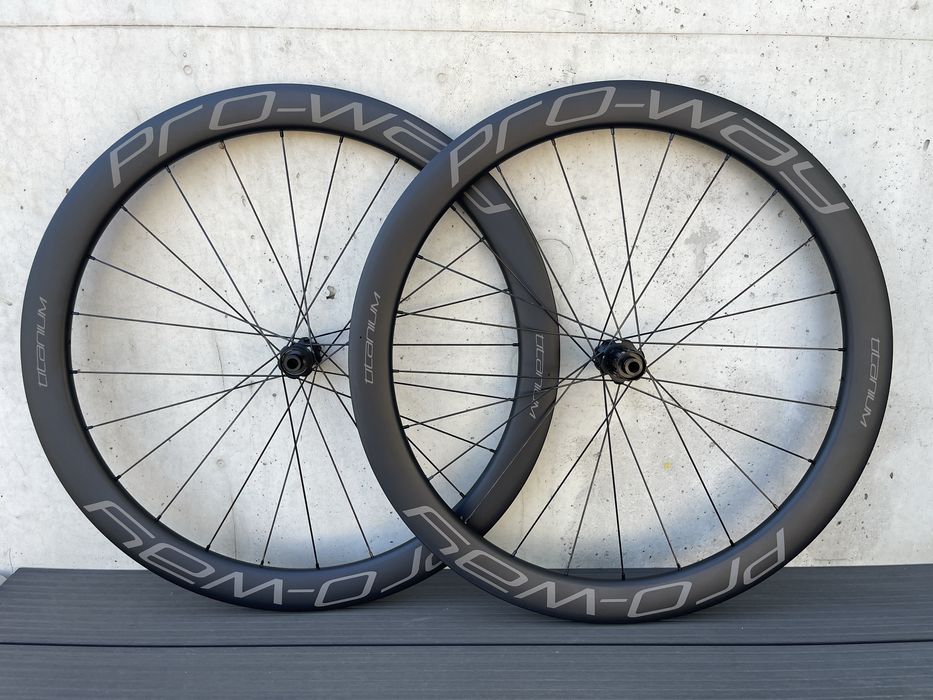 Koła szosowe karbonowe carbon PRO-WAY TITANIUM 50mm GRAY DT SWISS 350!