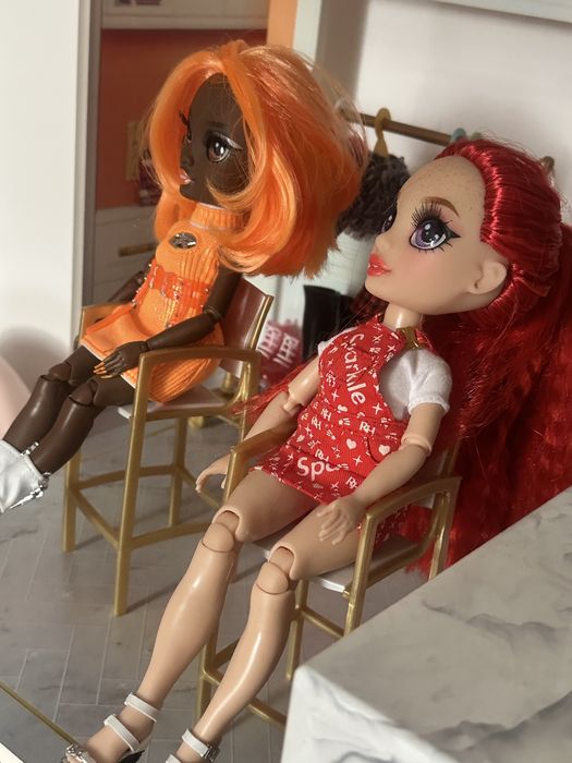 Domek rainbow high+13 lalek+szafa