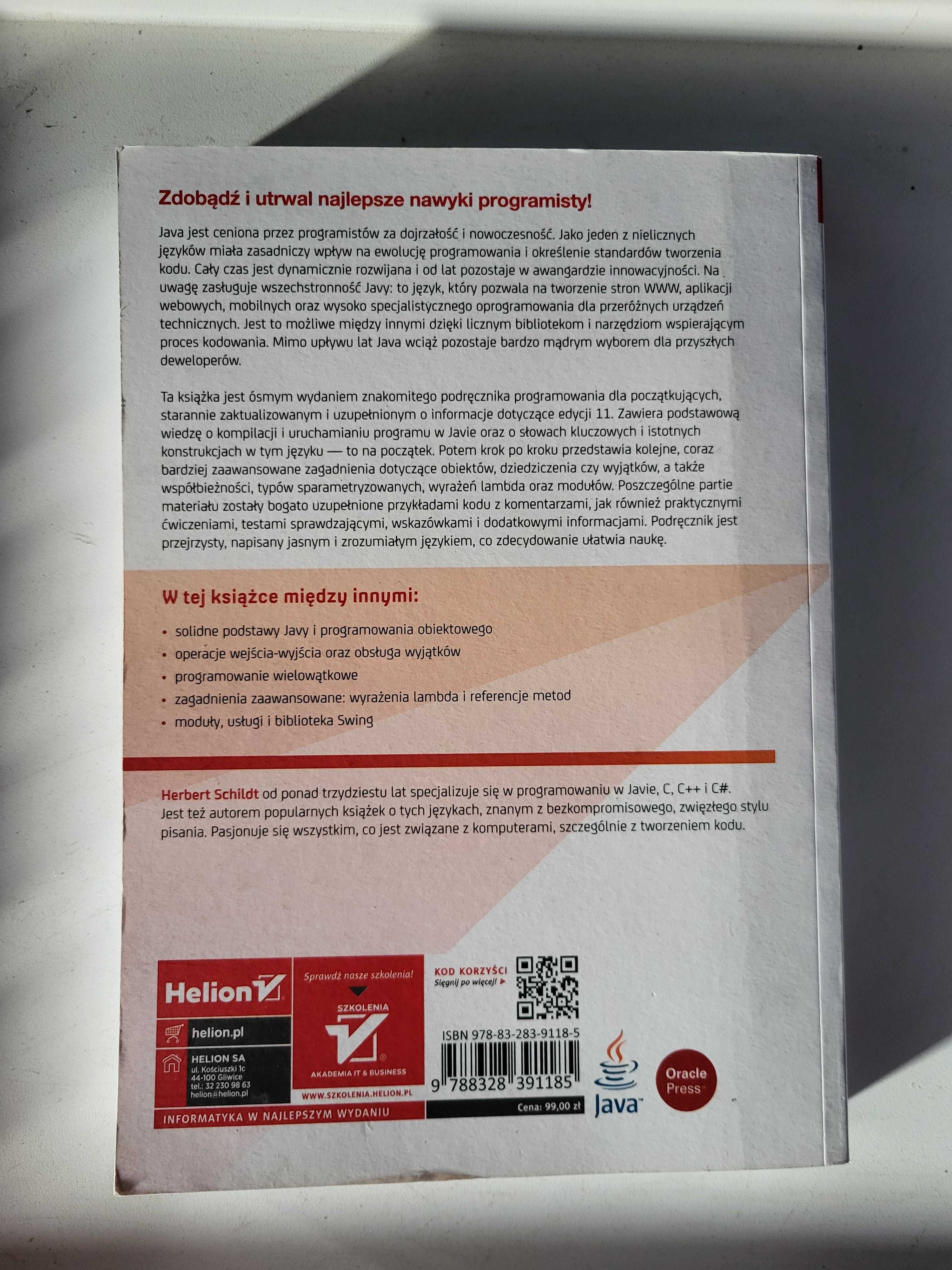 Książka Java. Przewodnik dla początkujących