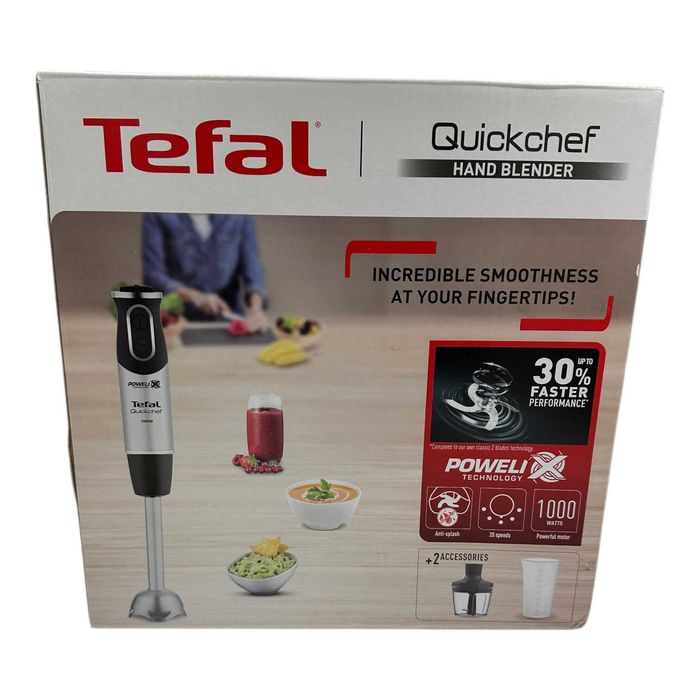 Blender ręczny Tefal QuickChef 2w1 HB659838 czarny