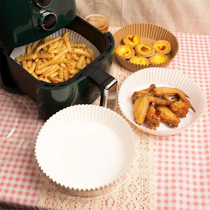 Wkład papierowy do frytkownicy AIR FRYER Do Pieczenia Okrągły 50szt