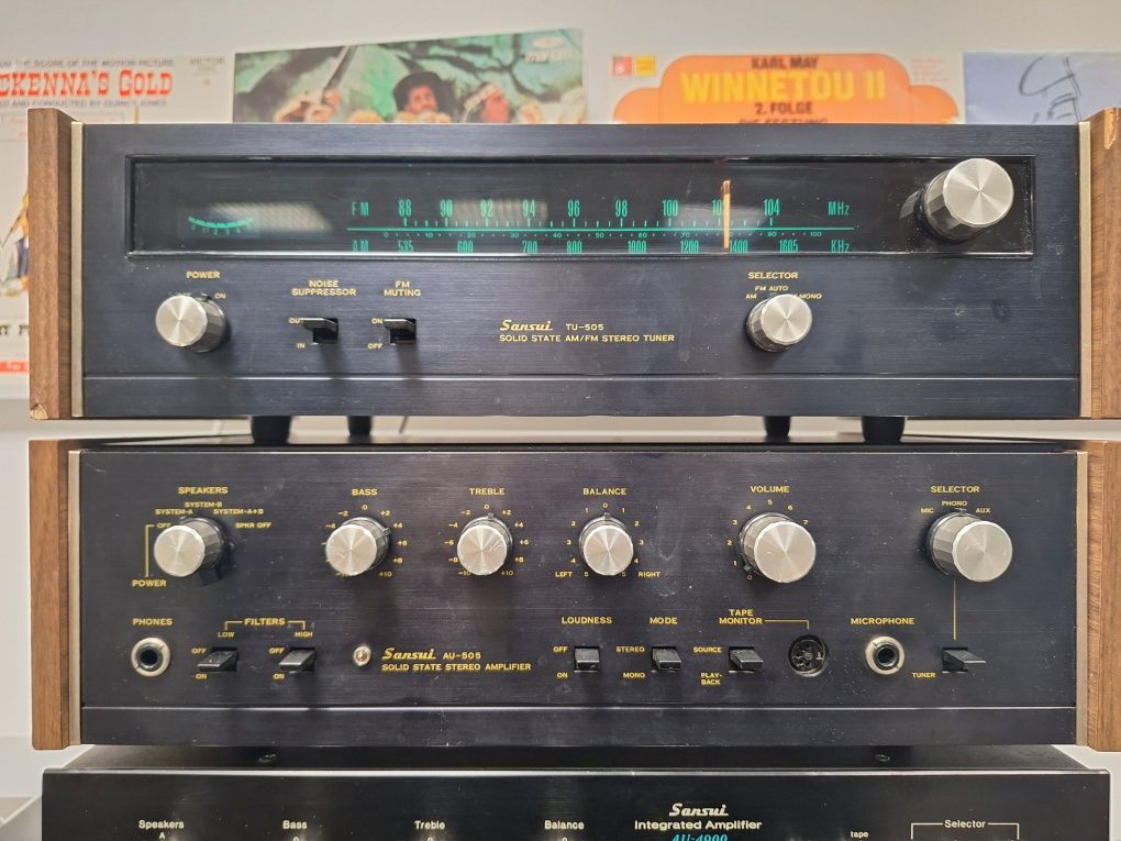 Sansui AU 505 i TU 505. Zestaw Stereo Sprawny . Gwarancja.