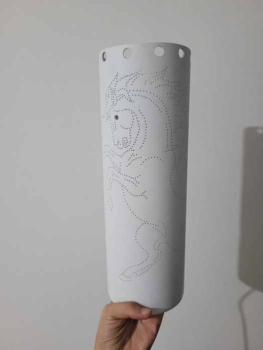 Candeeiro com cavalo