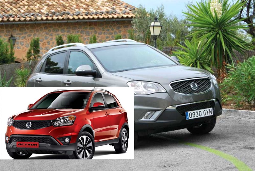 Ssangyong korando разборак шрот запчасти капот бампер фара двері крыло