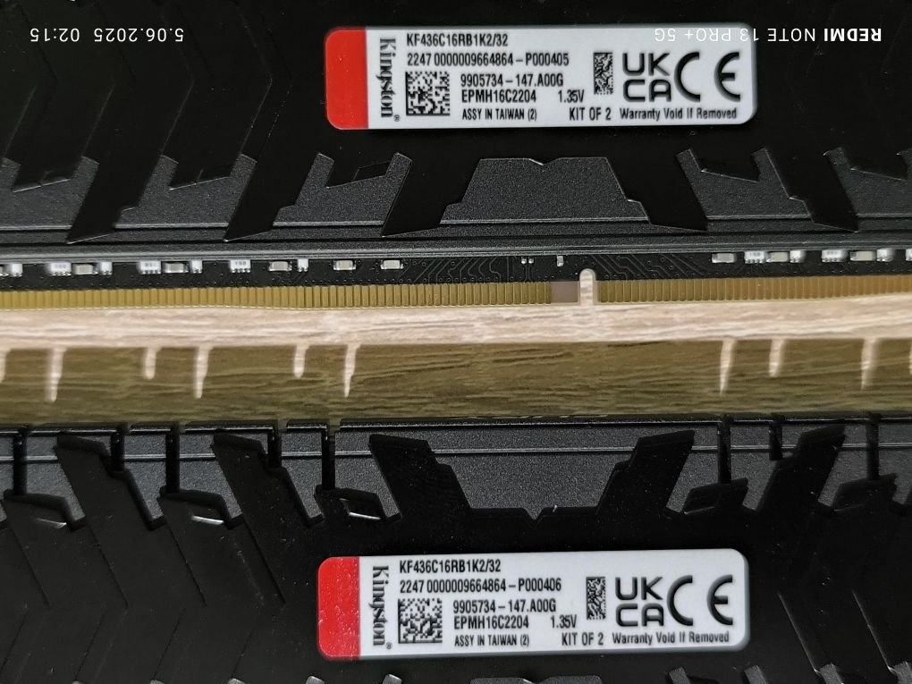 Pamięć RAM DDR4 32GB (2x16) 3600 CL16 Kingston Fury Renegade