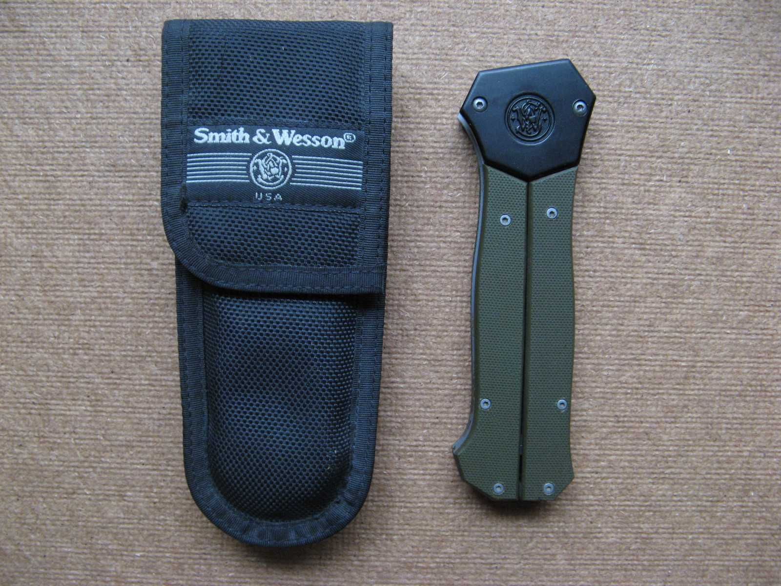 Nóż Smith&Wesson Power Glide II Green-pierwsza seria produkcyjna