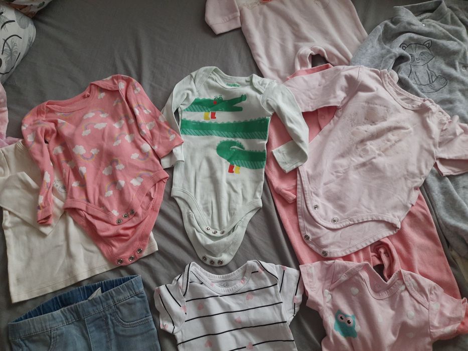 Zestaw ubranek dla dziewczynki 62-68