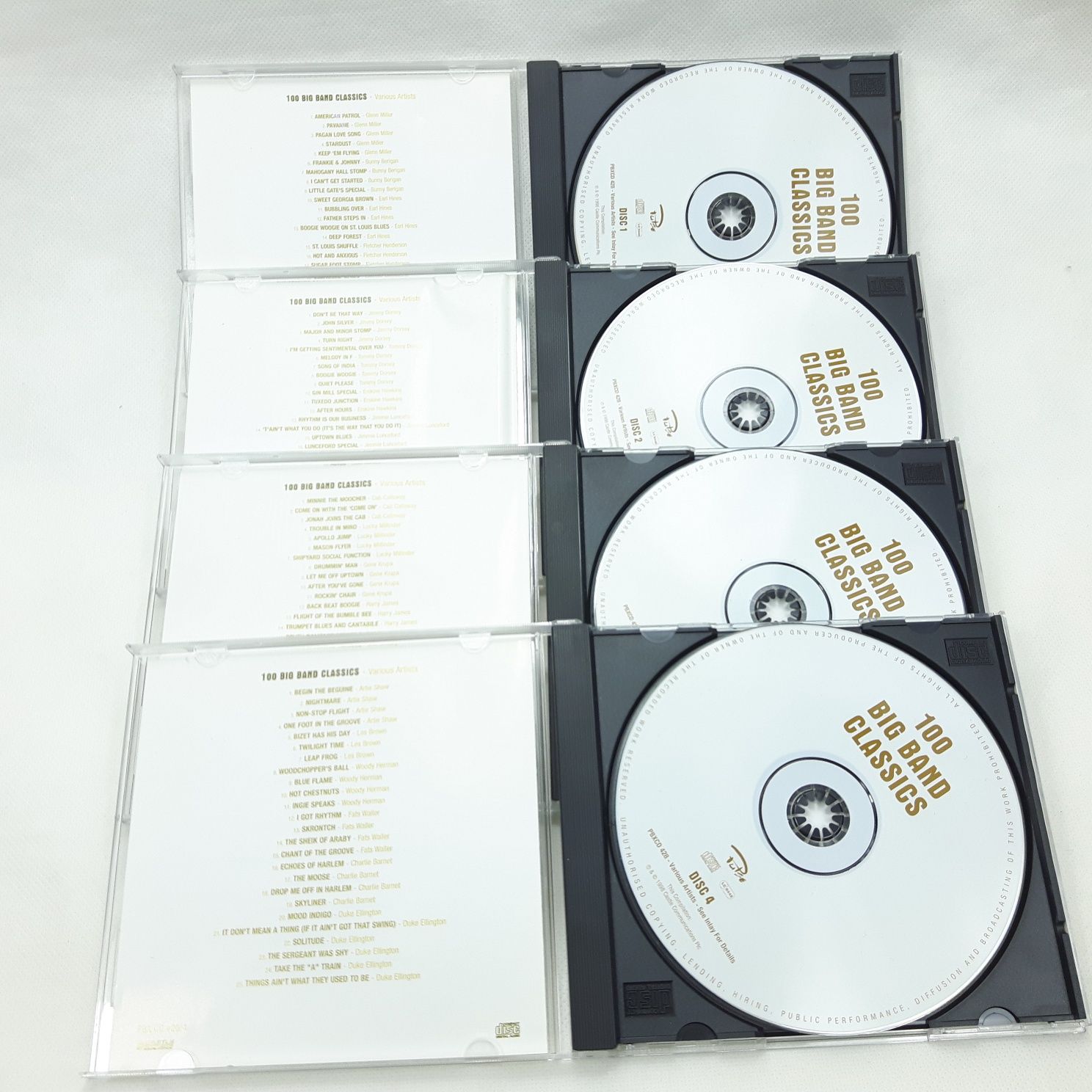 4 Płyty CD Big Band 100 utworów