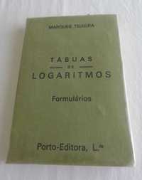 Tábuas de Logaritmos (Formulários), livro de 1973