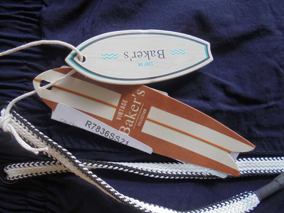 calção de homem novo com etiqueta