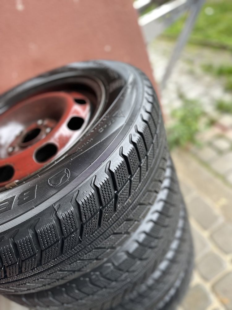 Продам зимову резину 185/65 R14 з дисками skoda, колеса в зборі