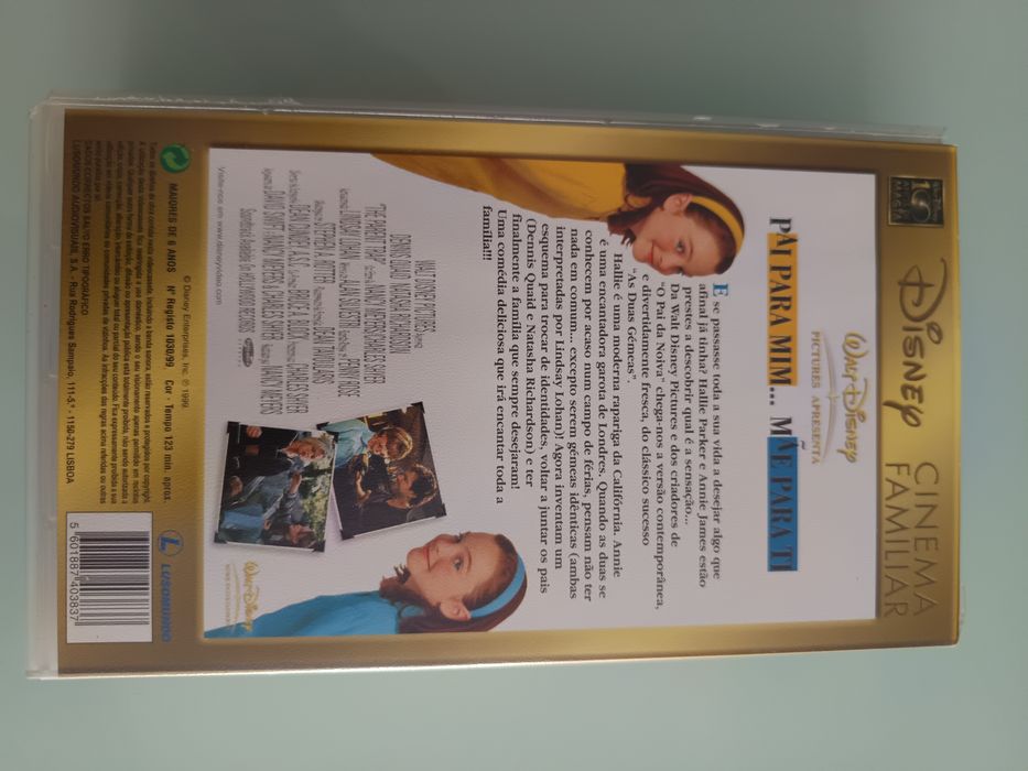 VHS Disney pai para mim. Mãe para ti