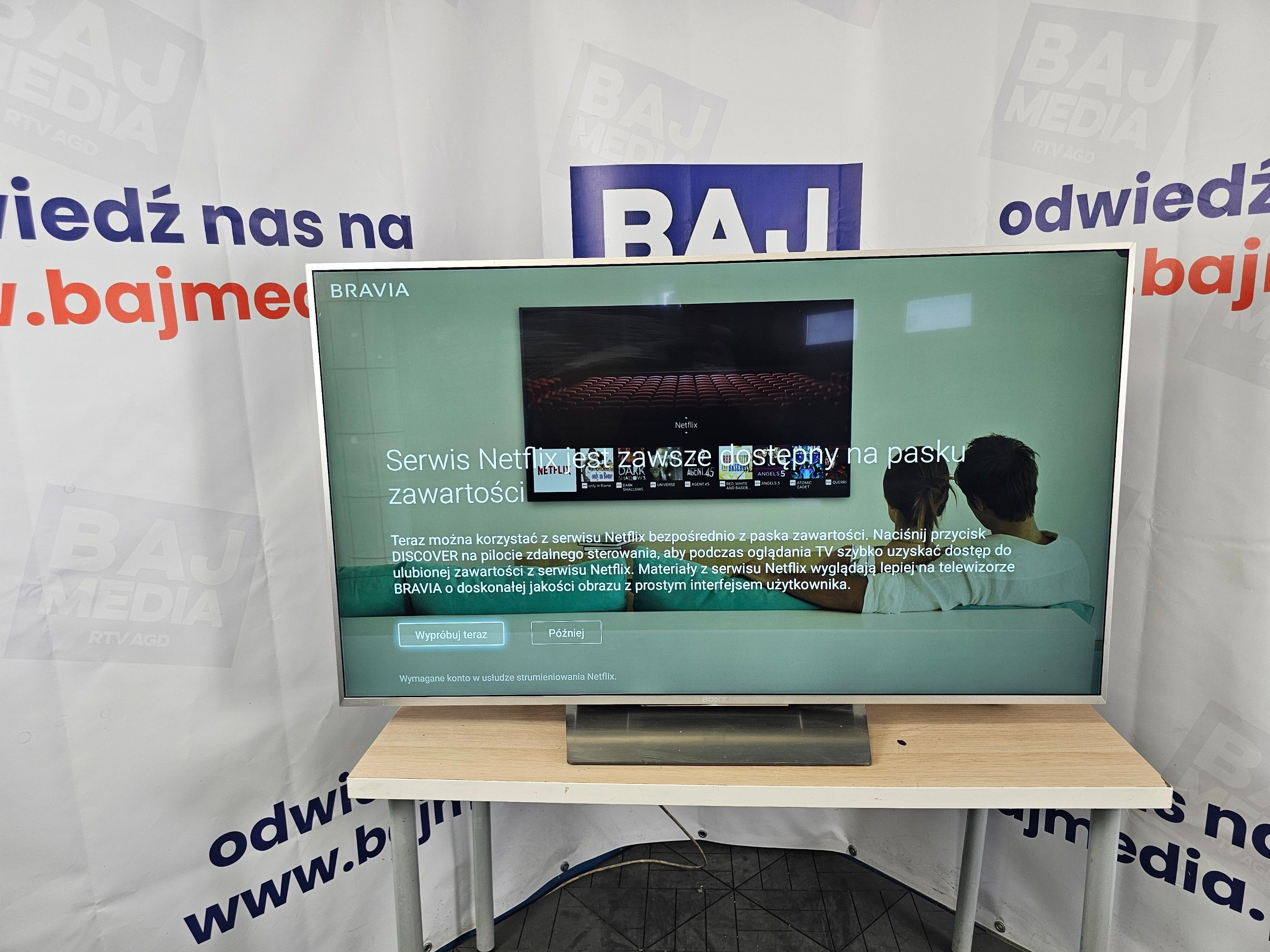 Telewizor Led Sony  55 Cali 4K Uhd Smart Tv /Dostawa / Gwarancja