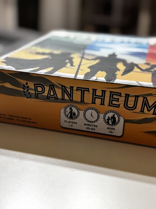 Kickstarter Pantheum gra planszowa ENG