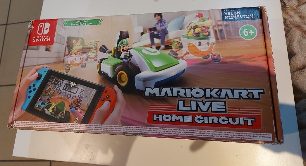 Mario Kart Live Home Circuit Switch Zestaw Luigi