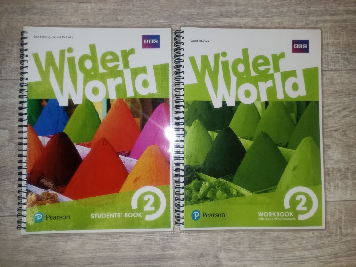 Wider world 1,2,3,4 комплект книга+зошит