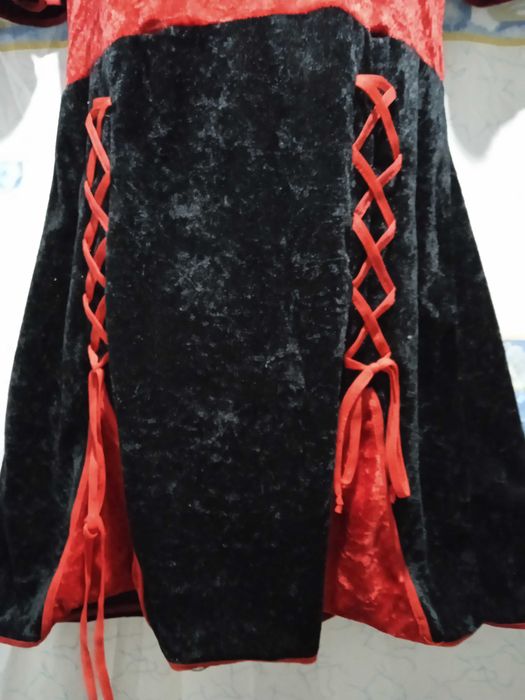 Костюм платье чертовки бесовки вампира ведьмы на хеллоуин