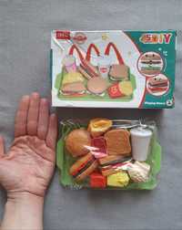 Іграшковий набір продукти фаст-фуд їжа іграшка для кухні игрушка