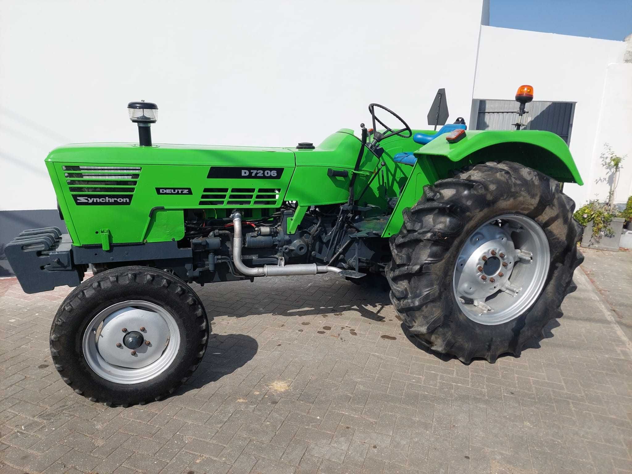Trator 73CV Deutz D7206 Synchron - restaurado -