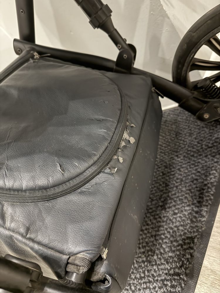 wózek anex 2w1, fotelik na baza isofix