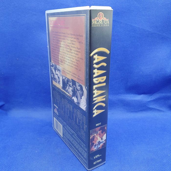 Filmes - Casablanca - Humphrey Bogart e Ingrid Bergman - VHS - VSO