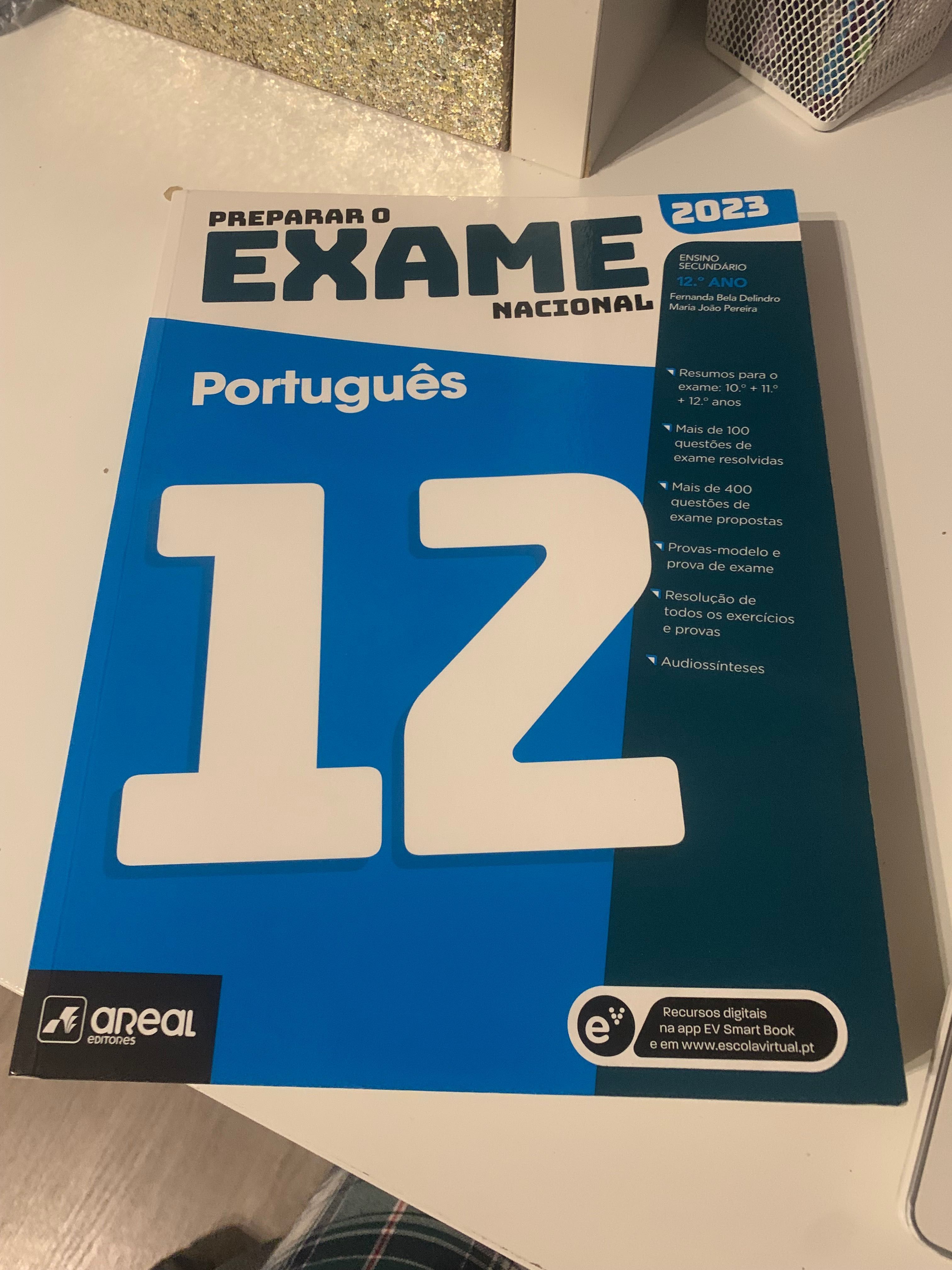 Livro preparação para exame de Português