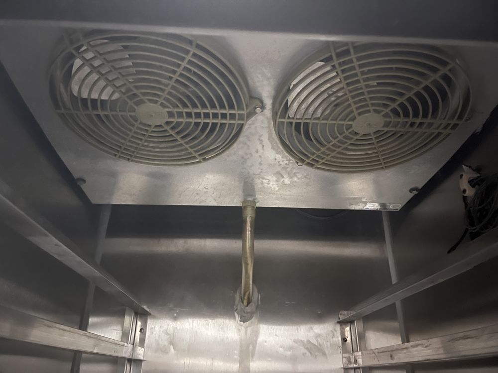 Arca vertical de refrigeração em inox