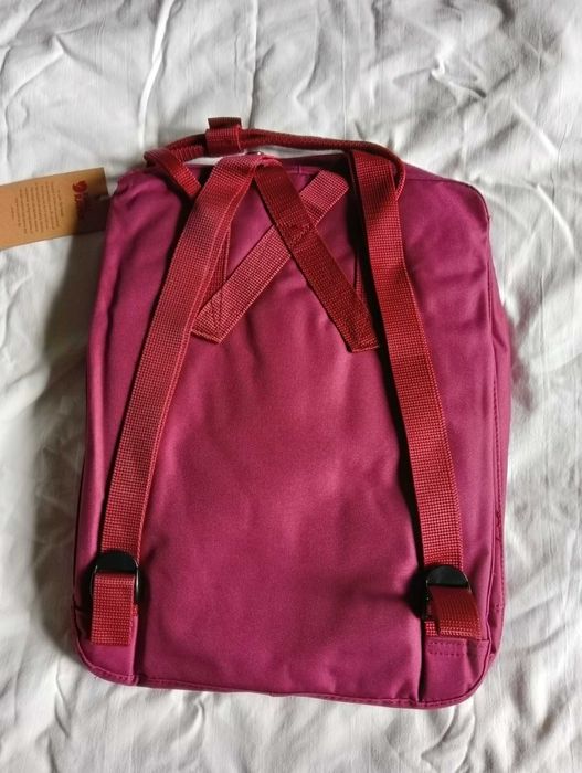 Bordowy plecak FJALLRAVEN KANKEN Classic - 16 litrowy