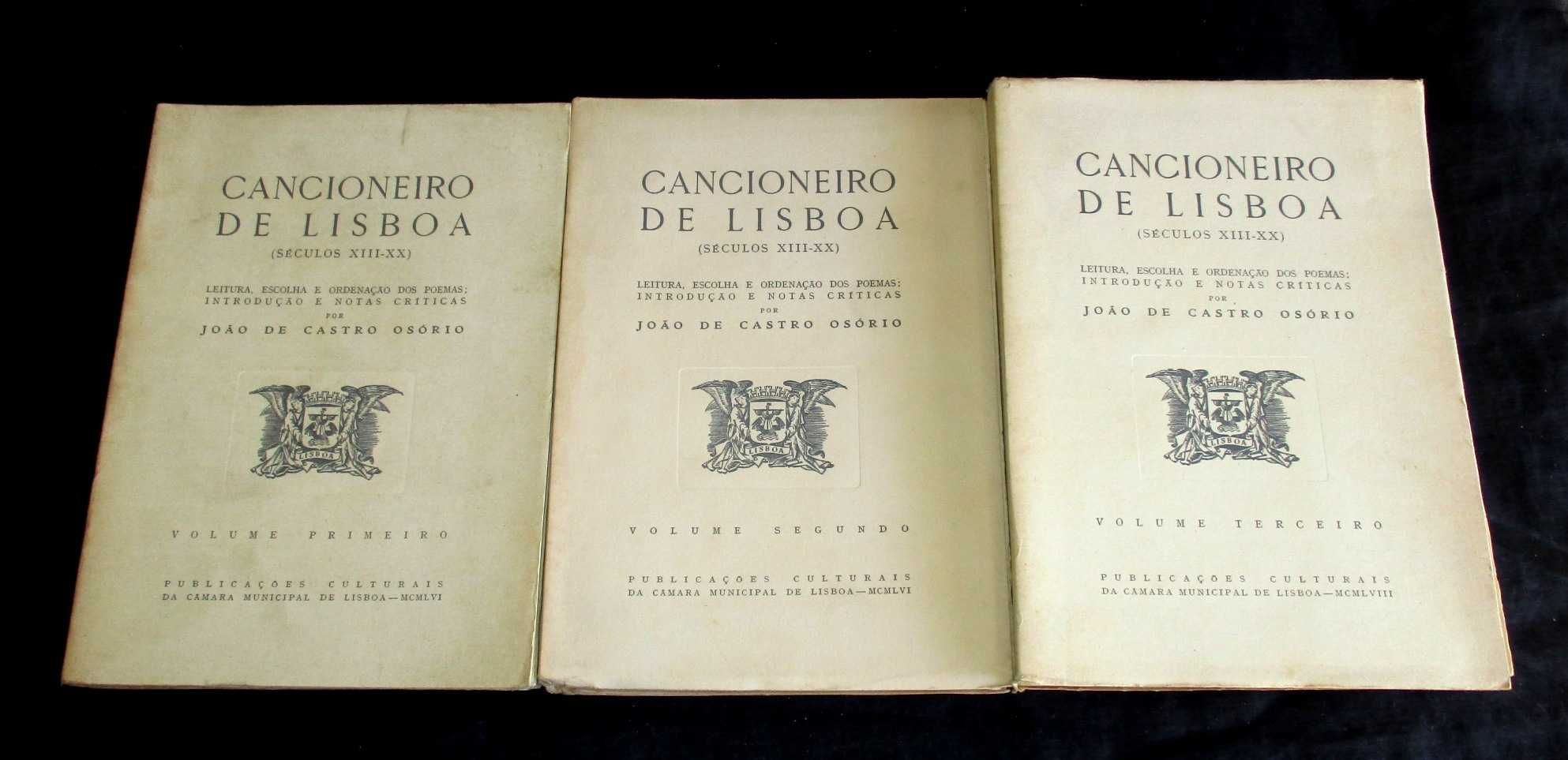 Livros Cancioneiro de Lisboa João de Castro Osório