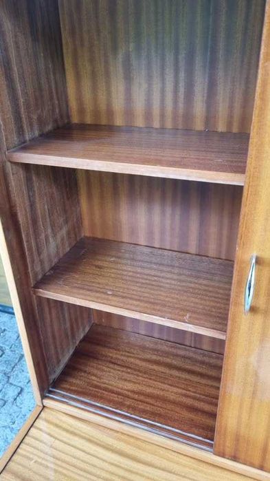 Kredens Komoda Violetta Highboard Witryna Biblioteczka Design PRL