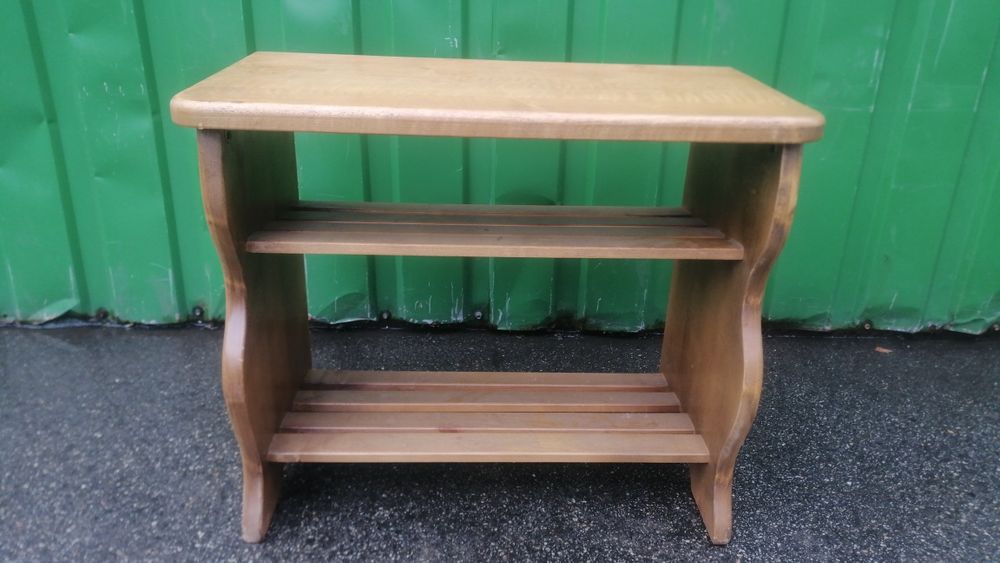 Підставка для взуття з натурального дерева