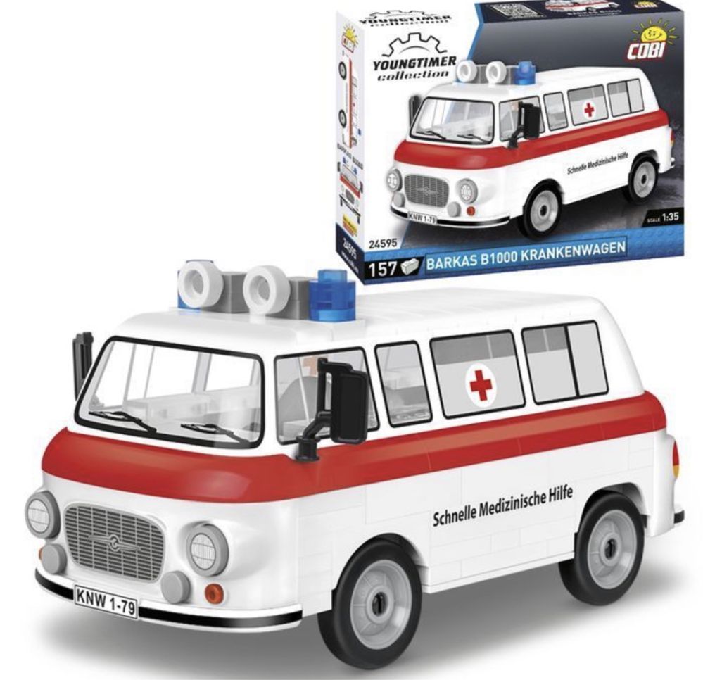 Klocki cobi 24595 Barkas B1000 Krankenwagen