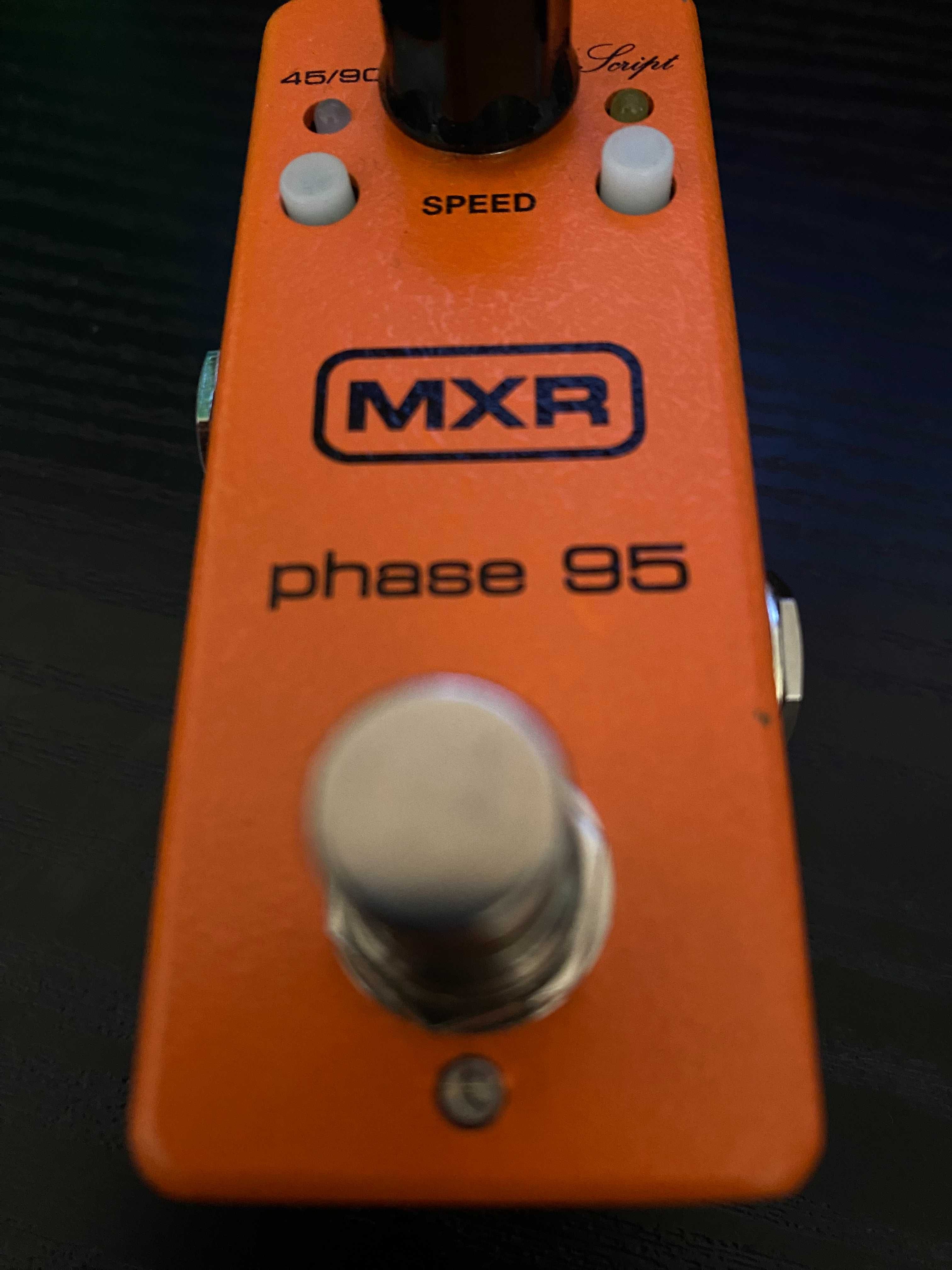 MXR phase 95 guitarra eletrica e pedalboard