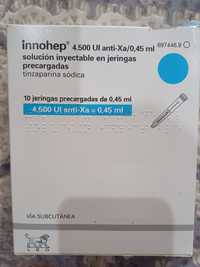 innohep 4.500 UI Anti-Xa/0,45 ml
Тінзапарин натрій

Антикоагулянт пр