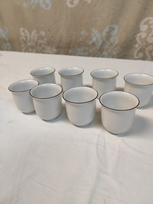 Kieliszki do jajek z PRL Karolina