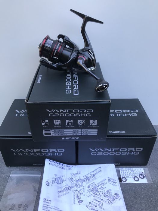 Shimano Vanford , Shimano Soare XR SSPG, Vanquish, Twin Power, COMPLEX