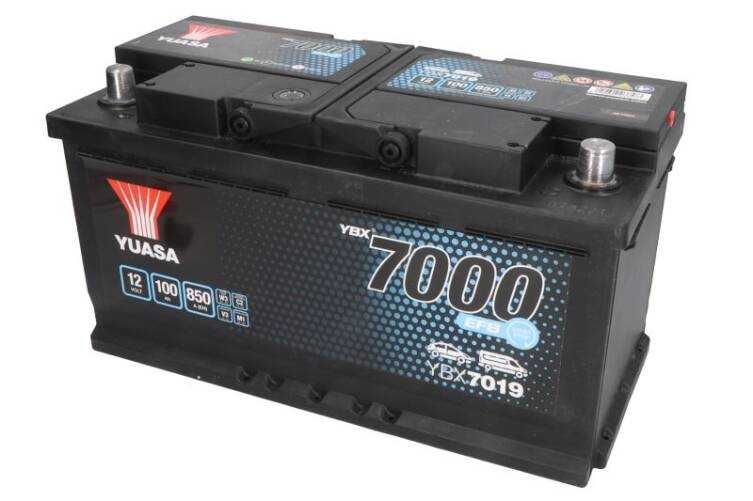 Akumulator Yuasa YBX7019 12 V 100 Ah 850A START&STOP EFB