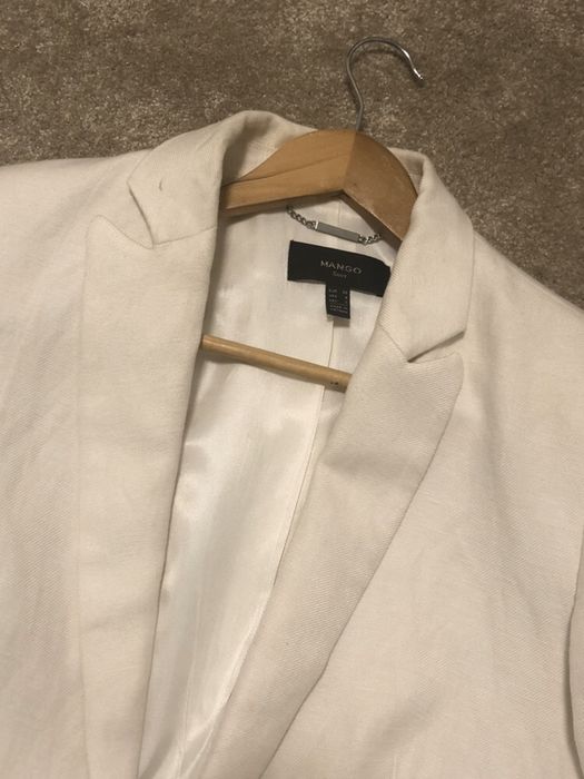 Casaco branco Mango