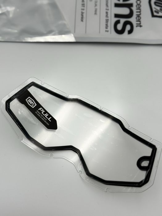 Подвійна лінза на мото окуляри 100%