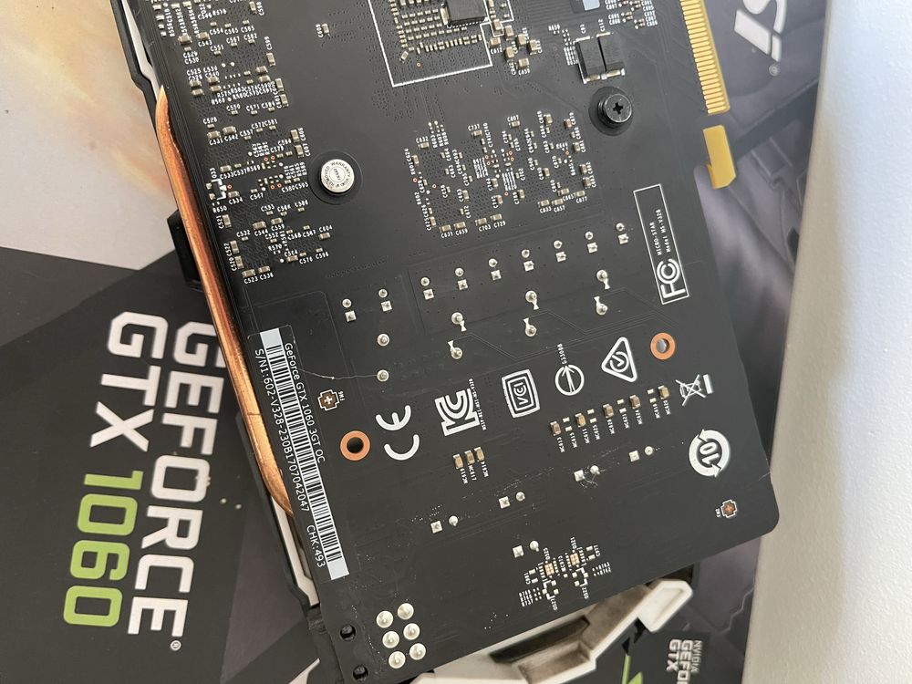 Відеокарта MSI GTX 1060 3gb