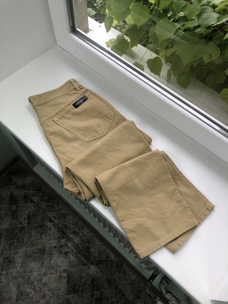 Vintage 90’s stone island pant бежеві  штани стон айленд ОРИГІНАЛ