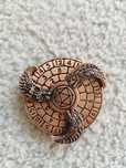 Kostki RPG metalowy spinner kostka Kości do gier planszowych D&D