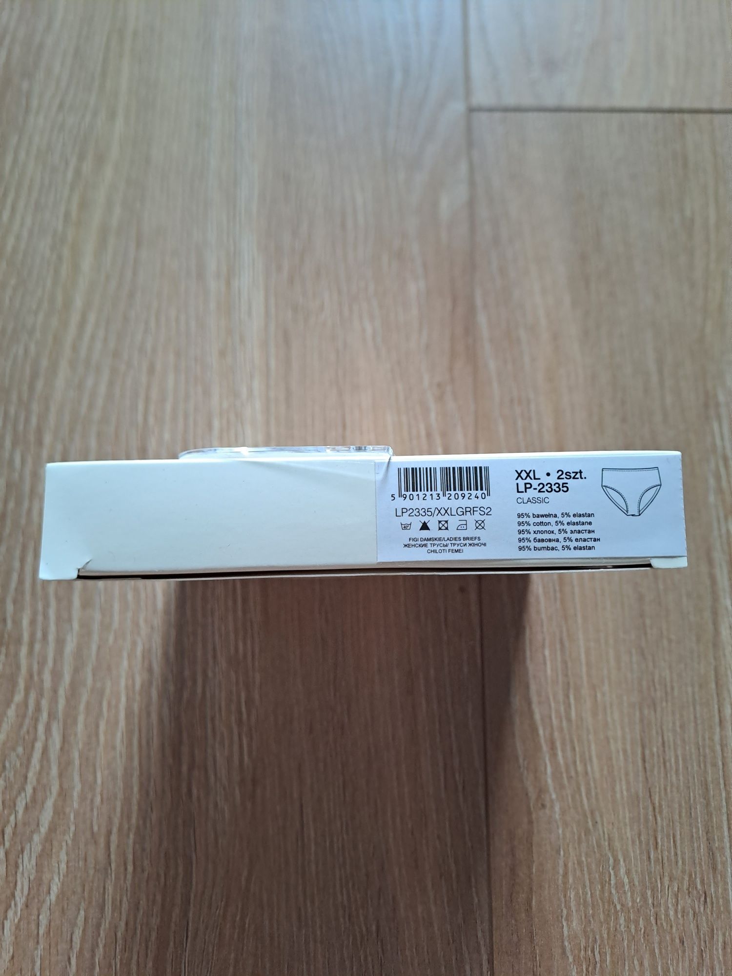 2+1 Majtki damskie Atlantic, rozmiar XXL, 2PACK, wysoki stan
