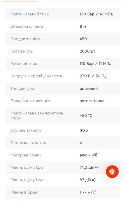 Мийка високого тиску Дніпро М