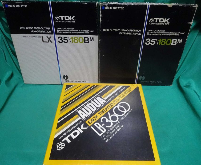 Продам магнитную ленту TDK LX35\180B, GX35\180B, LB3600
