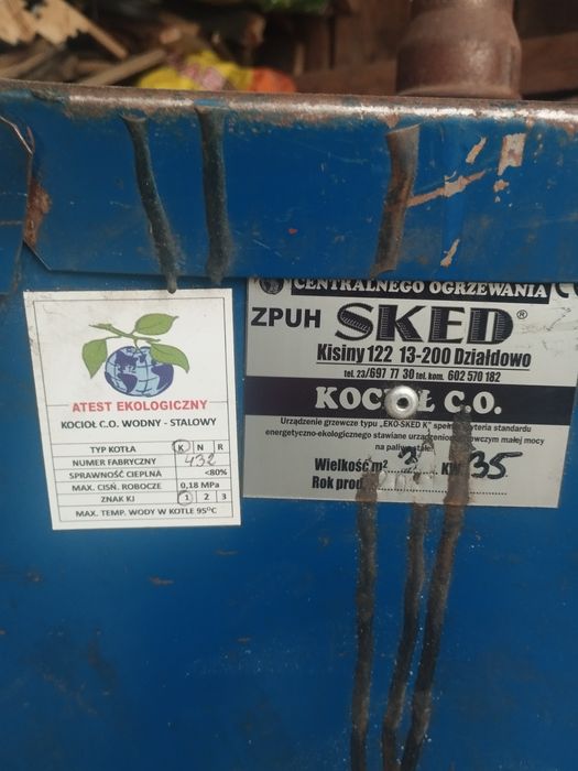 Części do pieca 35 KW